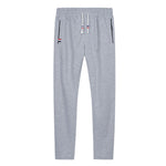 Sweatpants Plus Size Men Joggers Track Pants Elastic Waist Sport Casual Trousers Baggy Fitness Gym Clothing Black Grey