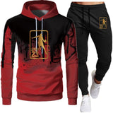 White Black Men Hoodies Set Fashion 2020 Autumn Brand Casual Tracksuit Mens Set Sports Two Piece Patchwork Hoodie Pant Male Suit