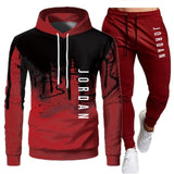 White Black Men Hoodies Set Fashion 2020 Autumn Brand Casual Tracksuit Mens Set Sports Two Piece Patchwork Hoodie Pant Male Suit